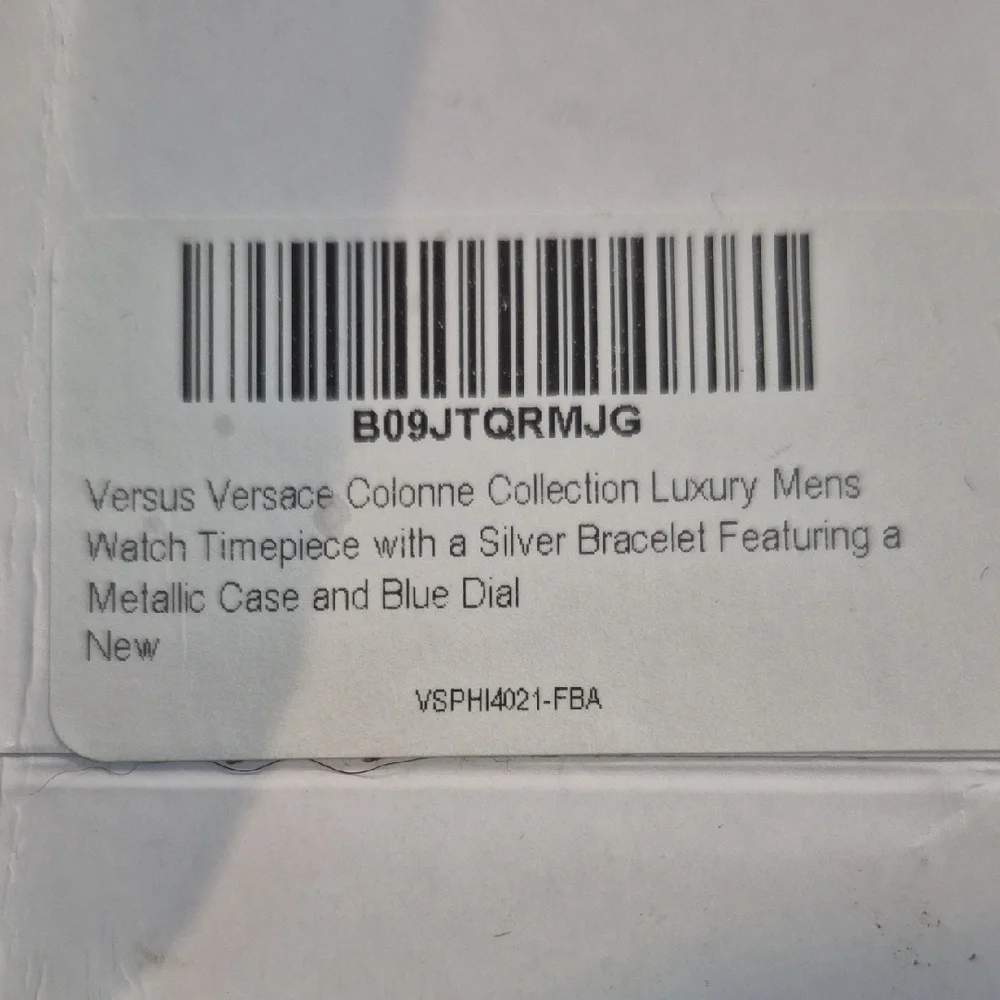 Versus Versace Silver and Blue Men's Watch - Picture 2 of 8